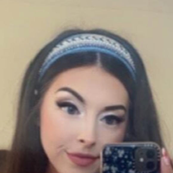 Boho Faux Pearl Sequin Braided Headband - Picture 4 of 7